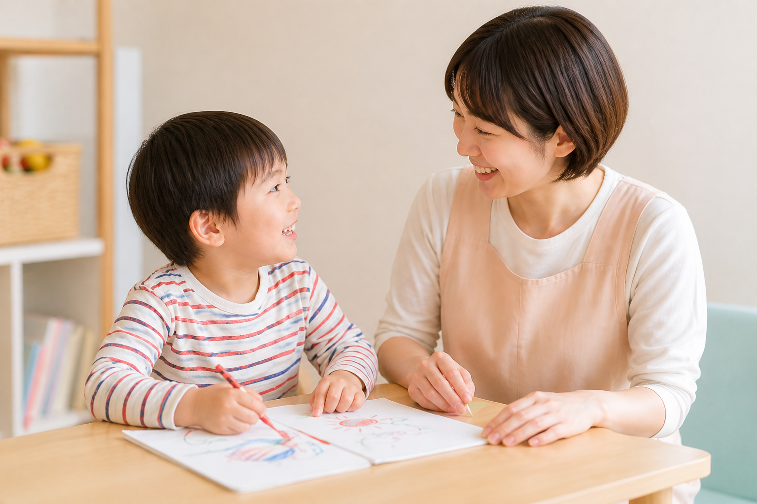 親子で読み聞かせ